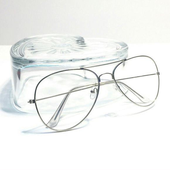 Silver Clear Aviators 😍 - Picture 3 of 6